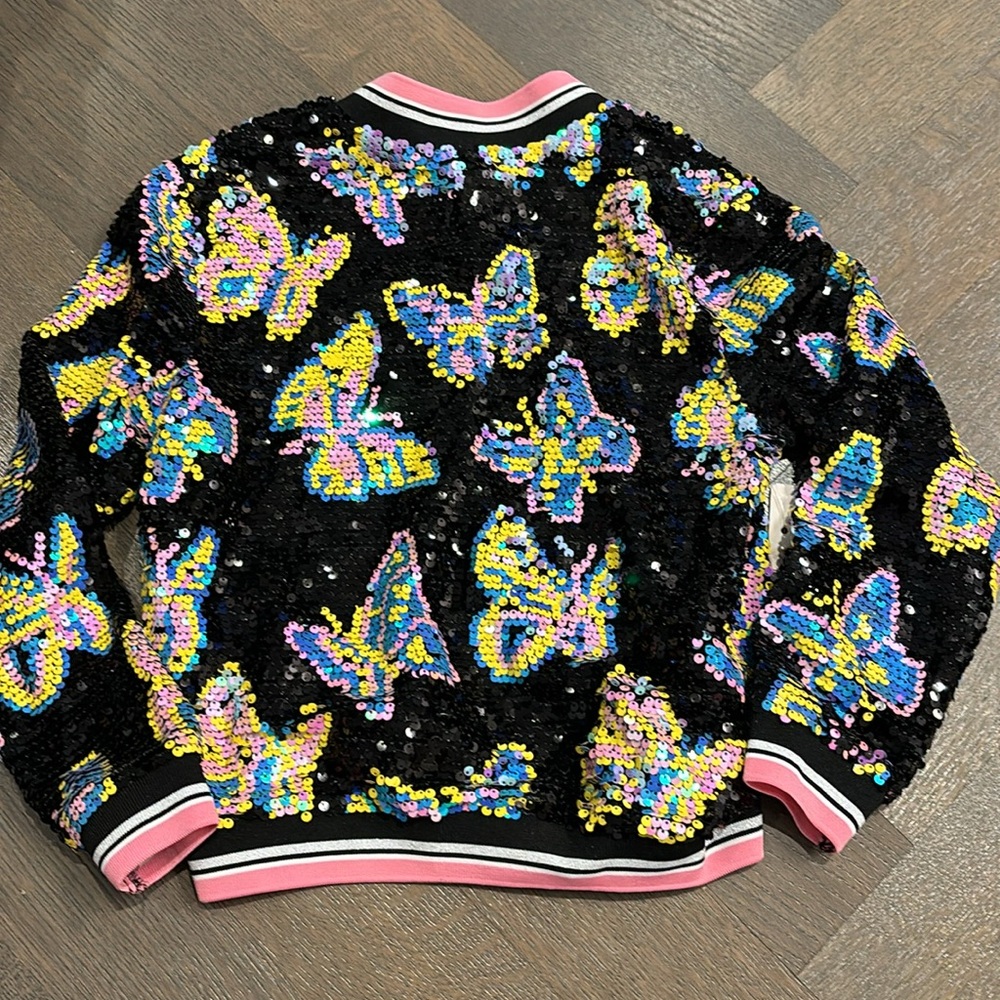 Hanna banana sequin butterfly bomber jacket - Picture 6 of 6